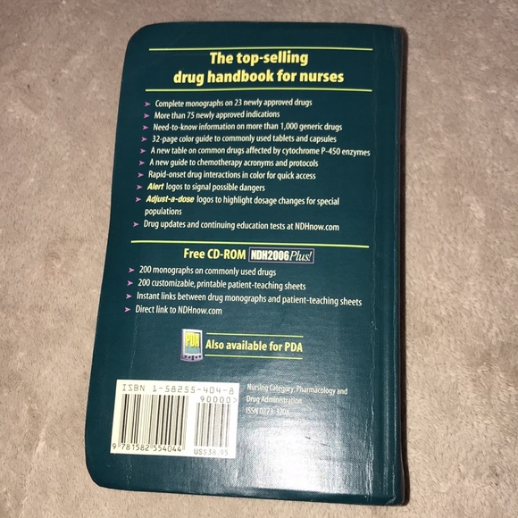 LWW 26th edition Nursing 2006 Drug Handbook with CD-ROM 💕 - Picture 2 of 7